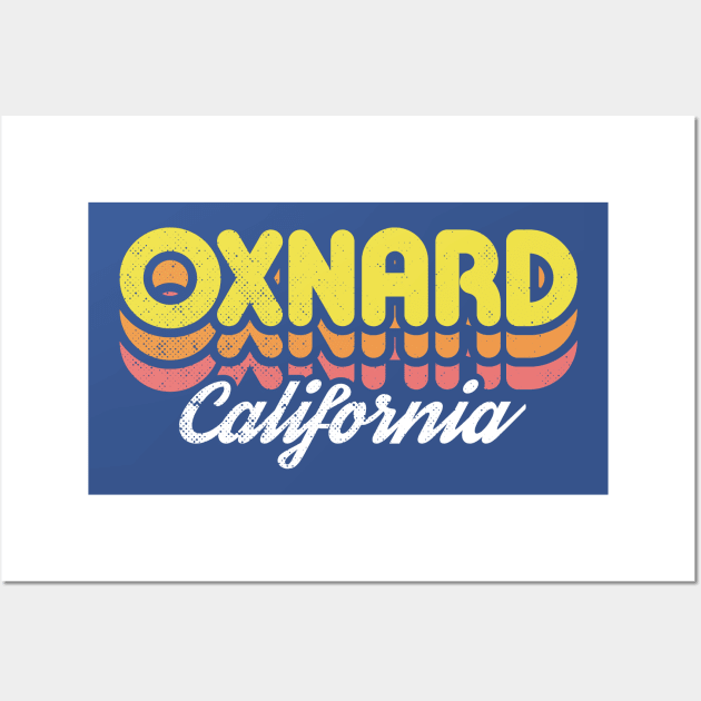 Retro Oxnard California Wall Art by rojakdesigns